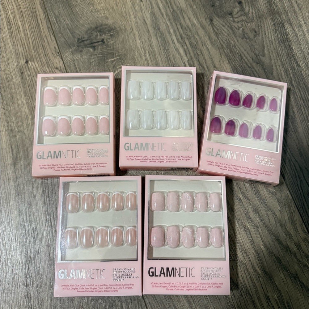 Glamnetic Press-On Nails 5 new sets